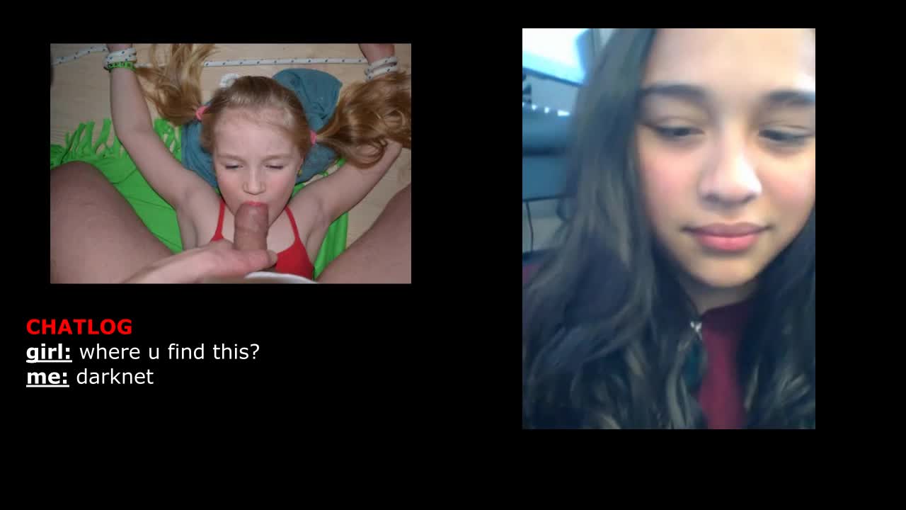 Sexy young pedo girl reacts to child porn by asking how she can download more. Reactions, Omegle, Pedogirl
