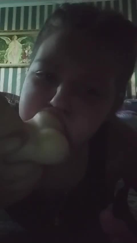 Preteen playing with dildo