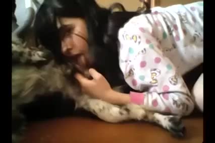 Blowjob Dog Zoo Animal Dog Porn Sex lick licking blowjob