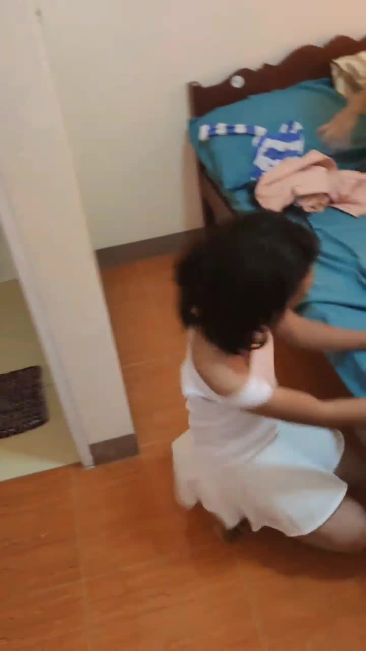 Combodian brothel - naughty hebe groped by foreigner 