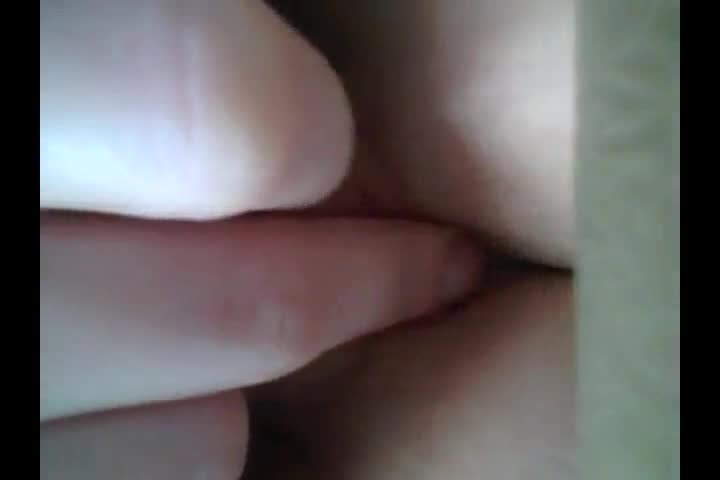 Hot beautiful girl fingering her tight pussy caught on cam