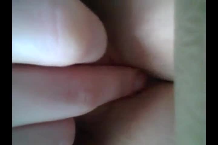 Hot girl caught masturbating her tight pussy on cam