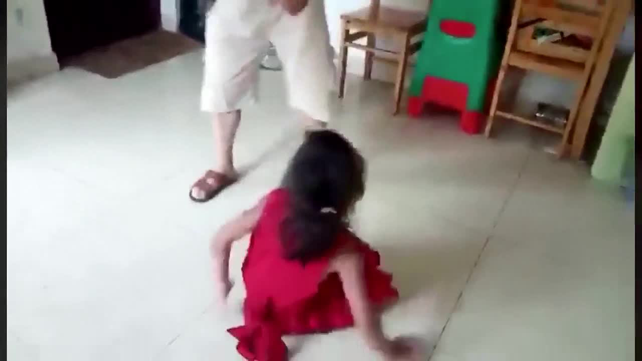 3 sisters get spanked by angry dad