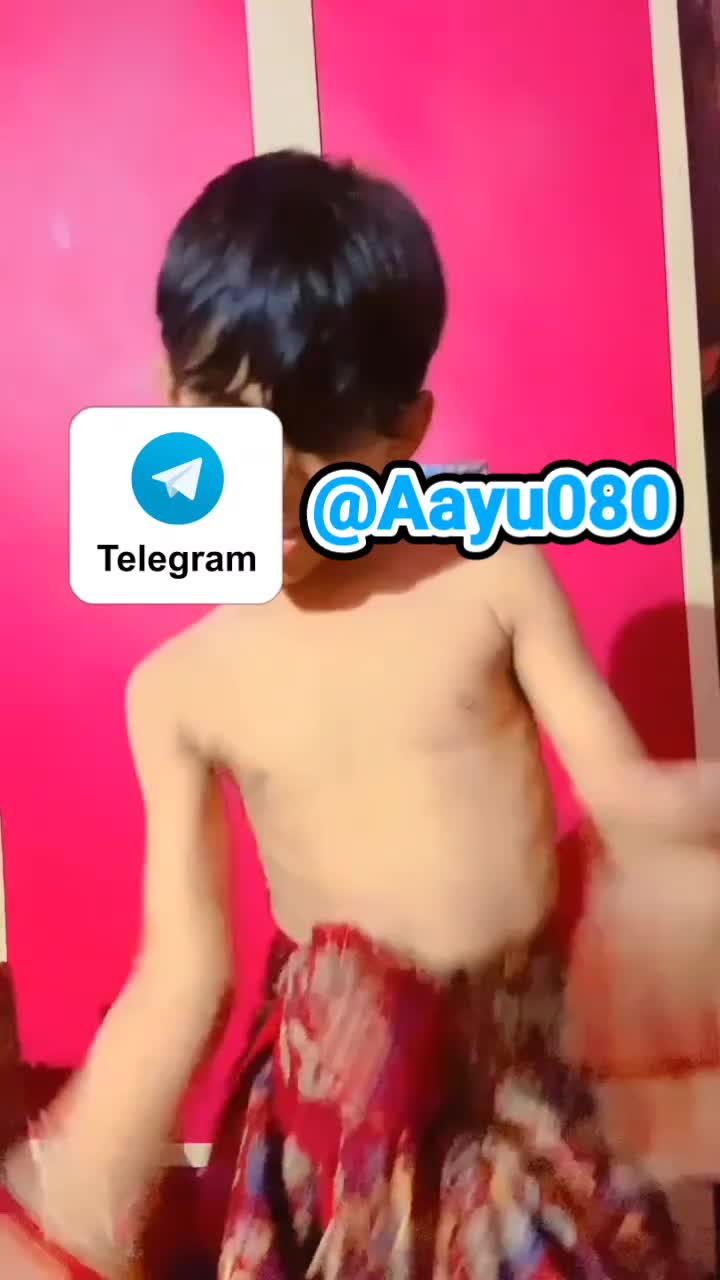 10 Year Indian Boy In Towel