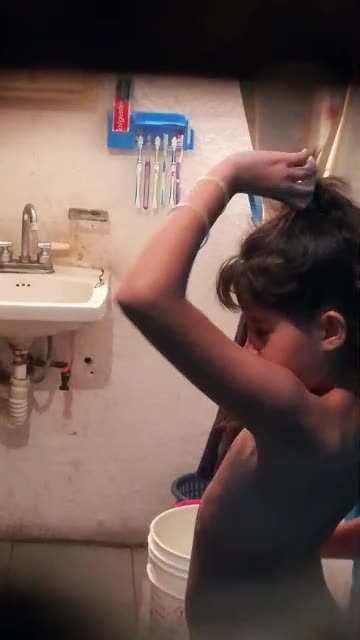 hidden camera in bathroom showing preteen sexy body