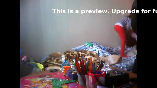 Older brother play little sister caught hidden cam