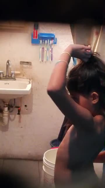 hidden camera in bathroom showing preteen sexy body 