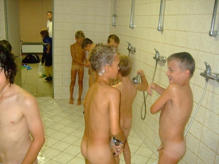 multiple nude boys images in showers and bathrooms and pools