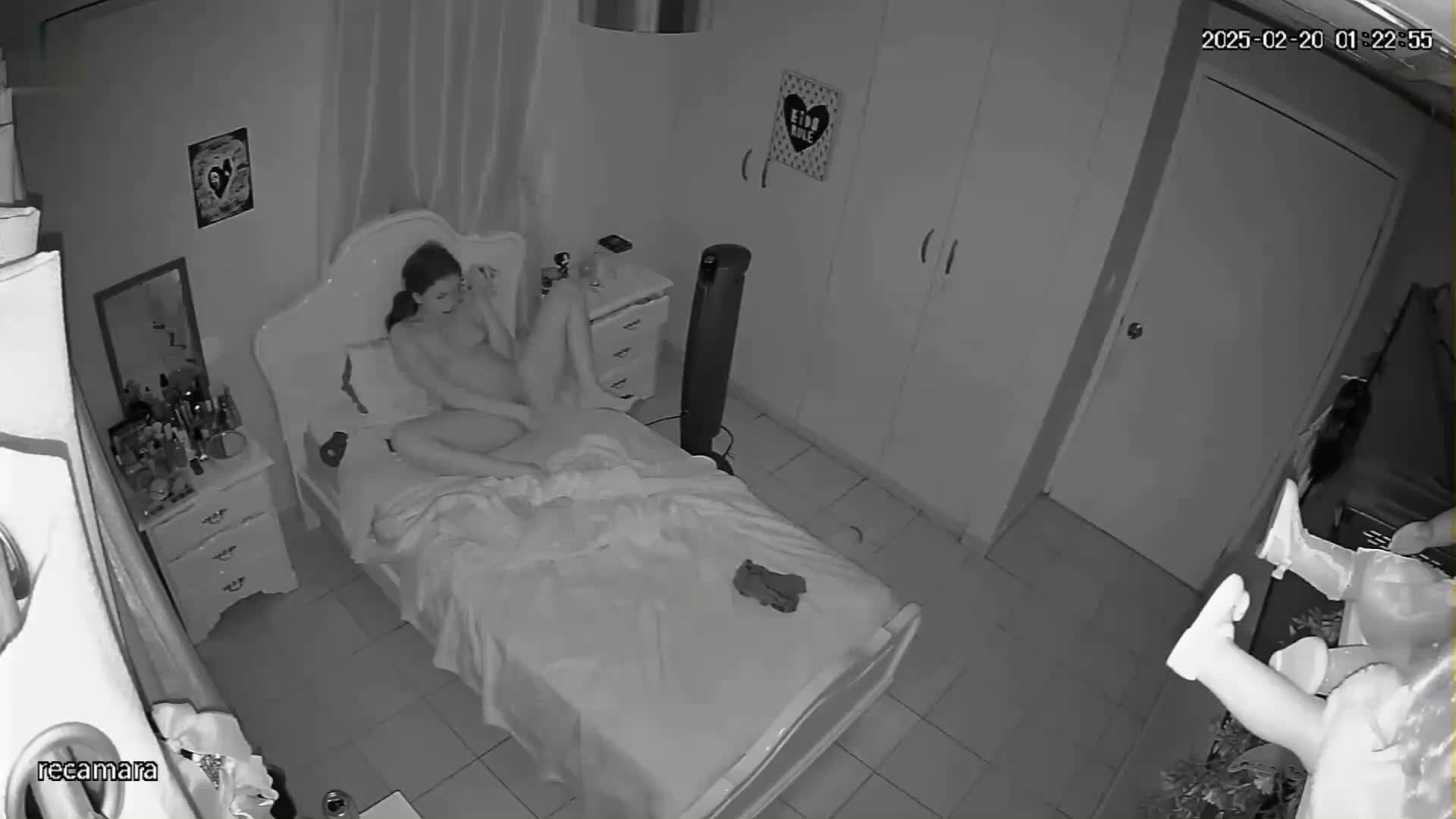 spycam of woman masturbating