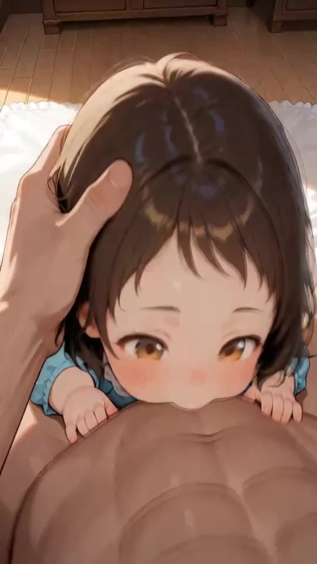 AI toddler blowjob/CIM with sount