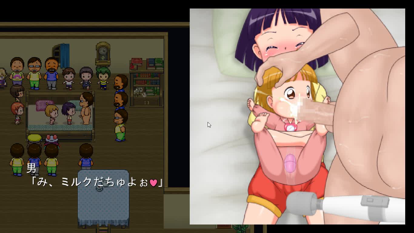 Lolicon garden girls party Anime