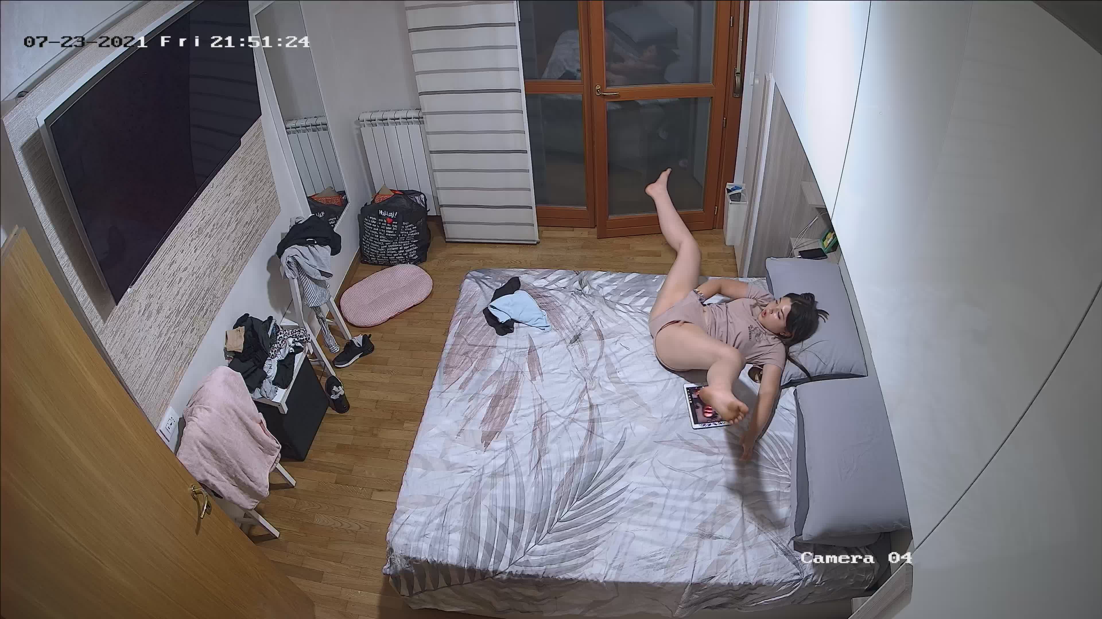 girl masturbating in her room hidden