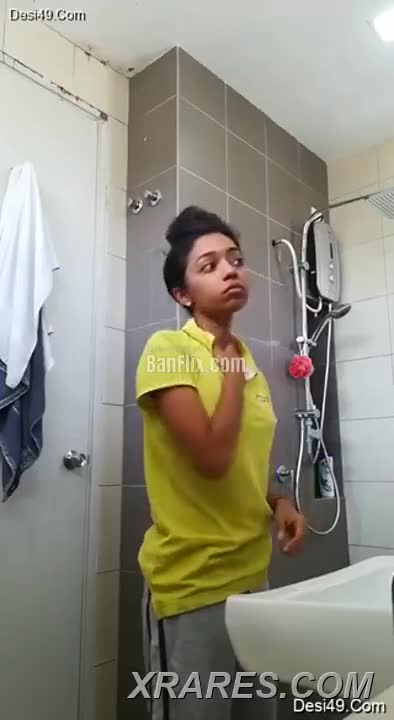Cute miss finds hidden camera