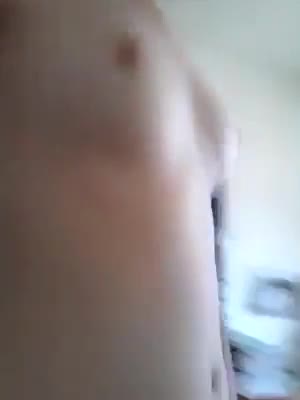 Hot Chinese girl exposing naked body, fingering her tight pussy