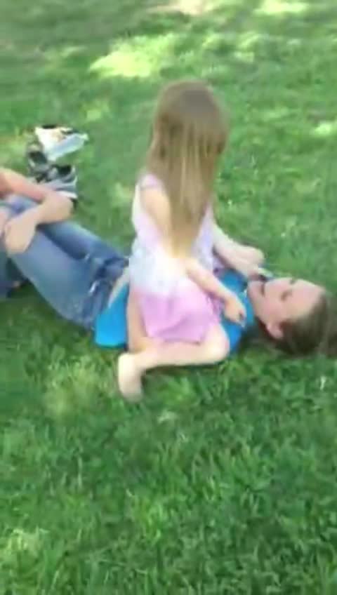 Sibling in public